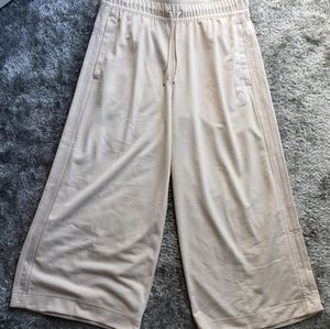 Adidas wide pant,size small, linen color